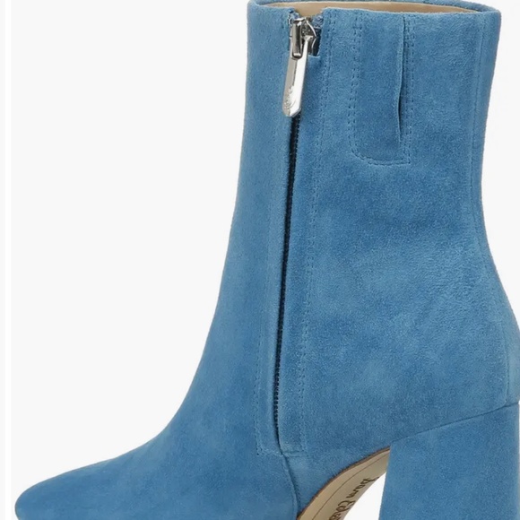 New🔹Blue Sam Edelman Codie Square Toe Bootie (Women) - Picture 2 of 5